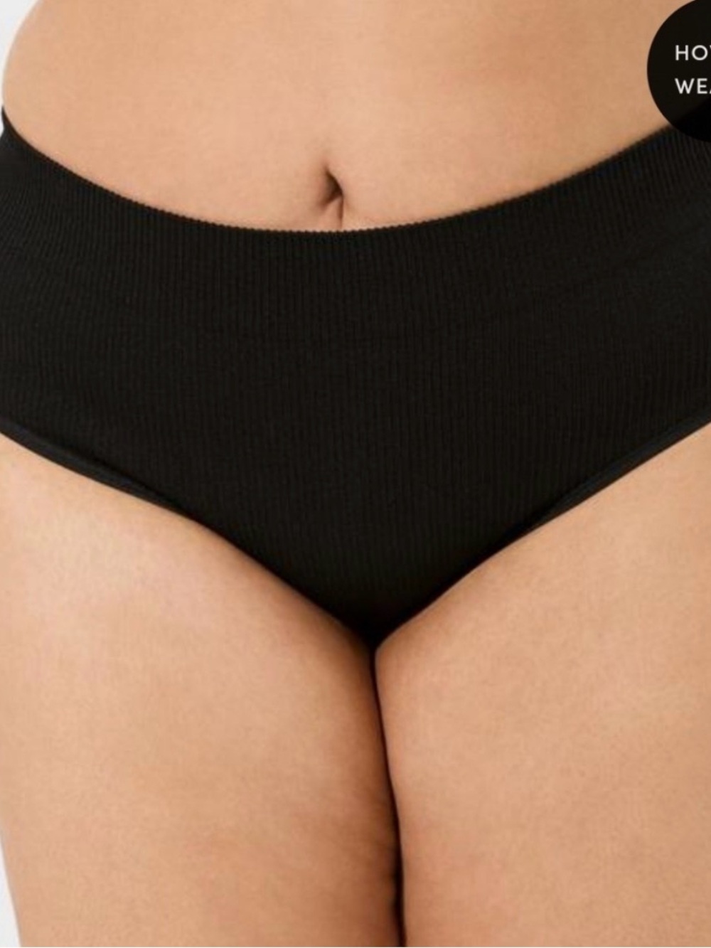 🆕️Lot of 3 SEAMLESS RIBBED HIGH-RISE BRIEF PANTY black teal nude NEW with Tags